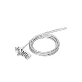 CANDADO LAPTOP / MANHATTAN / 440448 / COMBINACION 2.0M, 4 DIGITOS, PLATEADO MANHATTAN 440448