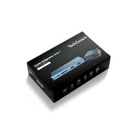 DOCKING STATION TECHZONE TZ21DS2C ADAPTADOR MULTIPUERTO USB 3.0 HDMI VGA SD TECH ZONE ACCESORIOS TZ2