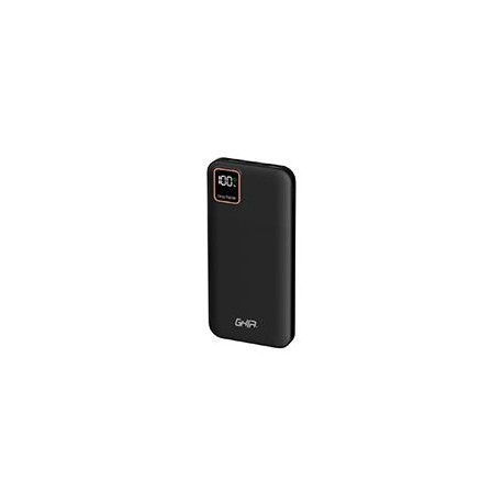 POWER BANK GHIA DE CARGA RAPIDA DE 10 000 MAH COLOR NEGRO GHIA GAC-241