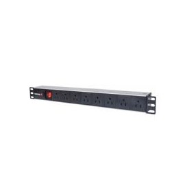 BARRA PDU,INTELLINET,713993, 8 CONT. GAB / RACK 19, 1U, CONTRA SOBRECARGA, ON / OFF INTELLINET 7139