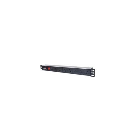 BARRA PDU,INTELLINET,713993, 8 CONT. GAB / RACK 19, 1U, CONTRA SOBRECARGA, ON / OFF INTELLINET 7139