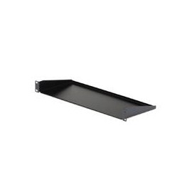 CHAROLA ESTANTE FIJO VOLADIZO UNIVERSAL 1U DE 19 PARA RACK ARMARIO - EN ACERO - 15KG - 7 DE PROFUND