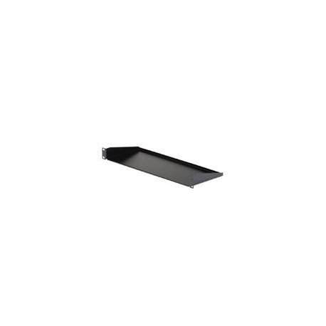 CHAROLA ESTANTE FIJO VOLADIZO UNIVERSAL 1U DE 19 PARA RACK ARMARIO - EN ACERO - 15KG - 7 DE PROFUND