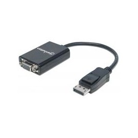 ADAPTADOR DISPLAYPORT,MANHATTAN,151962, M A VGA H 15CM MANHATTAN 151962