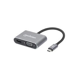 DOCKING USB,MANHATTAN,130691,-C 4 PTOS, HDMI / VGA, USB-A / USB-C PD MANHATTAN 130691
