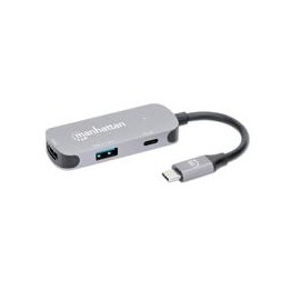 DOCKING USB,MANHATTAN,130707,-C 3 PTOS, HDMI / USB-A / USB-C PD MANHATTAN 130707