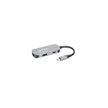 DOCKING USB,MANHATTAN,130707,-C 3 PTOS, HDMI / USB-A / USB-C PD MANHATTAN 130707