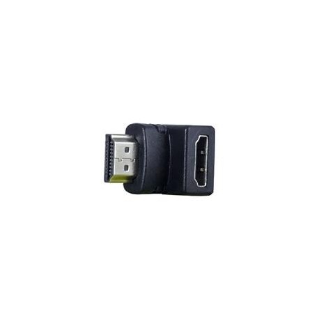 ADAPTADOR GHIA CODO HDMI MACHO A HDMI HEMBRA / ANGULO DE 90 GRADOS GHIA ADAP-6