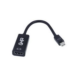 ADAPTADOR GHIA CONVERTIDOR DE VIDEO MINI DISPLAYPORT MACHO A HDMI HEMBRA GHIA ADAP-9