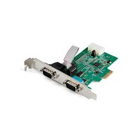 TARJETA PCI EXPRESS ADAPTADORA DE 2 PUERTOS SERIAL RS232 - TARJETA CONTROLADORA SERIAL PCIE RS232 -
