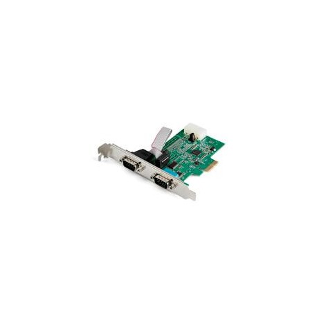 TARJETA PCI EXPRESS ADAPTADORA DE 2 PUERTOS SERIAL RS232 - TARJETA CONTROLADORA SERIAL PCIE RS232 -