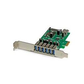 TARJETA PCI EXPRESS DE 7 PUERTOS USB 3.0 CON PERFIL BAJO O COMPLETO - STARTECH.COM MOD. PEXUSB3S7 ST