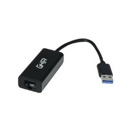 ADAPTADOR GHIA TARJETA DE RED EXTERNA GIGABIT ALTA VELOCIDAD USB 3.0 A RED ETHERNET RJ45 1GBPS GHIA