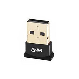ADAPTADOR USB BLUETOOTH GHIA / / USB 2.0 / / BLUETOOTH V5.0 COMPATIBLE CON V3.0 / 2.1 / 2.