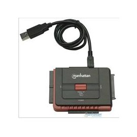 ADAPTADOR USB,MANHATTAN,179195, 2.0 A HDD IDE40 / SATA OTB MANHATTAN 179195