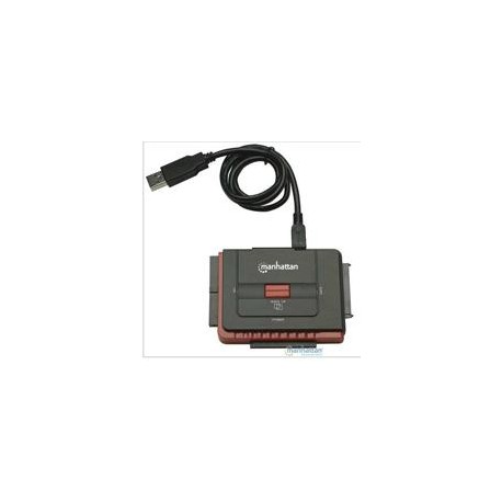 ADAPTADOR USB,MANHATTAN,179195, 2.0 A HDD IDE40 / SATA OTB MANHATTAN 179195