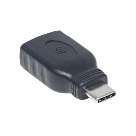 ADAPTADOR USB,MANHATTAN,354646,-C V3.1, CM-AH NEGRO MANHATTAN 354646