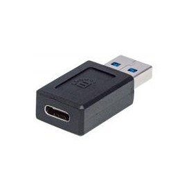 ADAPTADOR USB,MANHATTAN,354714,-C V3.1, AM-CH NEGRO MANHATTAN 354714
