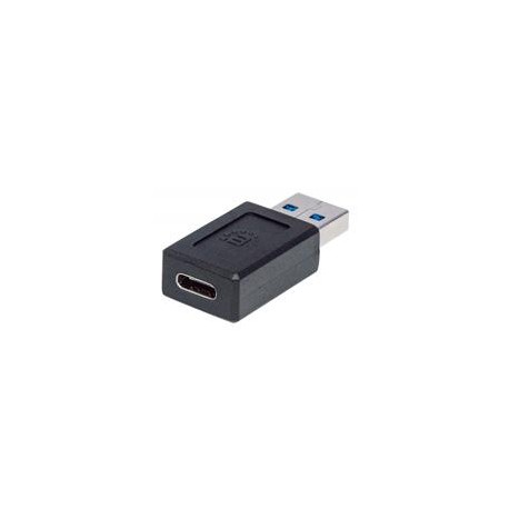 ADAPTADOR USB,MANHATTAN,354714,-C V3.1, AM-CH NEGRO MANHATTAN 354714