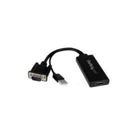 ADAPTADOR VGA A HDMI CON AUDIO Y ALIMENTACI