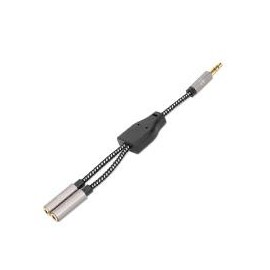 ADAPTADOR,MANHATTAN,356114, AUDIO 3.5MM 1 M A 2 H, 15CM, CONECTA DOS AUDIFONOS A UN JACK DE 3.5MM, A