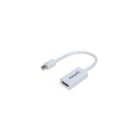 CABLE ADAPTADOR,MANHATTAN,151399, DISPLAYPORT MINI M A HDMI H BL 1080P MANHATTAN 151399