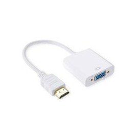 CONVERTIDOR BROBOTIX HDMI MACHO A VGA HEMBRA, BLANCO BROBOTIX 110910