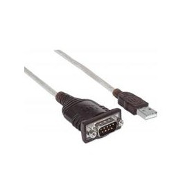 CONVERTIDOR,MANHATTAN,151849, USB A SERIAL DB9M 1.8M CHIP PL-2303RA MANHATTAN 151849