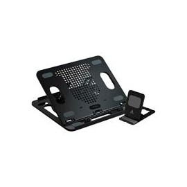 BASE ENFRIADORA ACTECK FROOST PRIME BE225 / 11-17 PUL / 8 NIVELES / GIRATORIA / ANTIDERRAPAN
