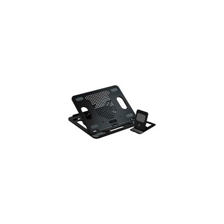 BASE ENFRIADORA ACTECK FROOST PRIME BE225 / 11-17 PUL / 8 NIVELES / GIRATORIA / ANTIDERRAPAN