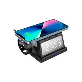 CARGADOR ACTECK ENERGON S-MATE CI730 / INALAMBRICO QI / 3W - 15 W / APPLE - SAMSUNG / 3 DISP