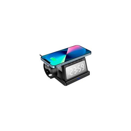 CARGADOR ACTECK ENERGON S-MATE CI730 / INALAMBRICO QI / 3W - 15 W / APPLE - SAMSUNG / 3 DISP