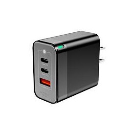 CARGADOR DE PARED ACTECK ENERGON PRIME CP65W / 65W / 2X USB-C / 1X USB A / NEGRO / AC-9355