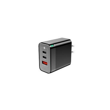 CARGADOR DE PARED ACTECK ENERGON PRIME CP65W / 65W / 2X USB-C / 1X USB A / NEGRO / AC-9355