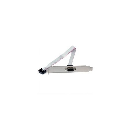 ADAPTADOR DE 40CM HEADER CABEZAL BRACKET SERIAL DB9 RS232 A IDC 10 PINES PARA TARJETA MADRE - STARTE