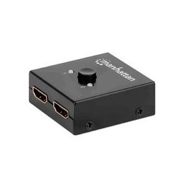 SWITCH HDMI,MANHATTAN,207850, 4K@60HZ, BIDIRECCIONAL 2:1 MANHATTAN 207850
