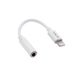 ADAPTADOR ACTECK SHIFT PLUS AL405 / LIGHTNING A AUX 3.5 MM / 11 CM / BLANCO / AC-934848 AC