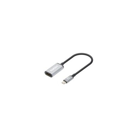 CONVERTIDOR,MANHATTAN,153706,USB-C A HDMI H, 4K@60HZ MANHATTAN 153706