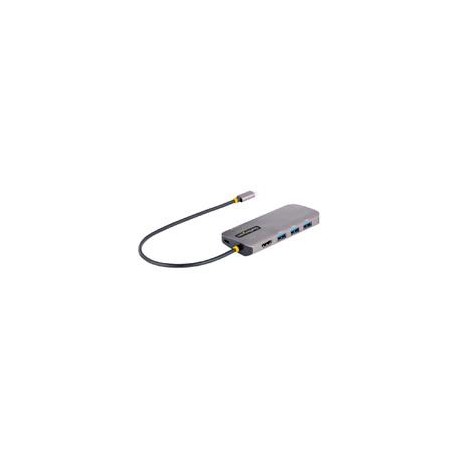DOCKING STATION - ADAPTADOR MULTIPUERTOS USB C, HDMI DE 4K Y 60HZ, HUB USB-A 3.2 DE 3 PUERTOS DE 5GB