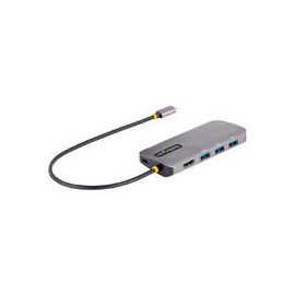 DOCKING STATION - ADAPTADOR MULTIPUERTOS USB C, HDMI DE 4K Y 60HZ, HUB USB-A 3.2 DE 3 PUERTOS DE 5GB