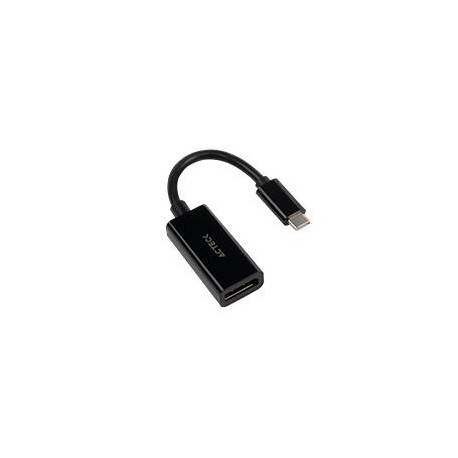 ADAPTADOR ACTECK SHIFT PLUS AD420 / USB C - DISPLAYPORT / 4K / 10 CM / NEGRO / AC-934718 A