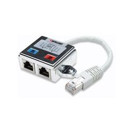 DISTRIBUIDOR MODULAR,INTELLINET,504195, 1X2 RJ45 CAT 5E INTELLINET 504195