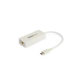 ADAPTADOR DE RED ETHERNET USB-C CON PUERTO USB A - ADAPTADOR DE RED NIC ETHERNET RJ45 USB TIPO C US