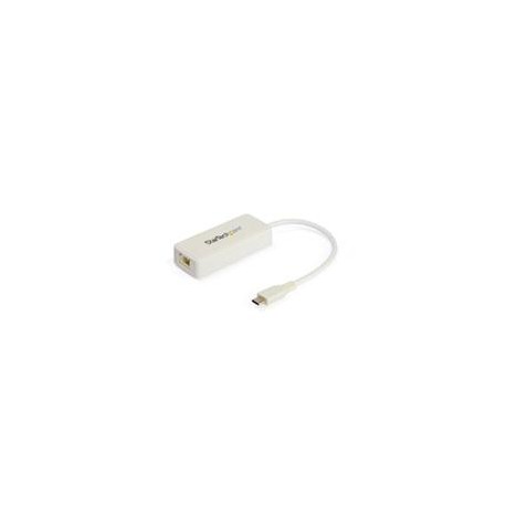 ADAPTADOR DE RED ETHERNET USB-C CON PUERTO USB A - ADAPTADOR DE RED NIC ETHERNET RJ45 USB TIPO C US