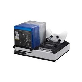 BASE ENFRIADORA PARA XBOX TECHZONE IMMORTAL GAMING IMGTXB CON CARGA PARA CONTROLES Y SOPORTE DE JUEG
