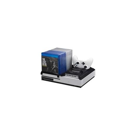 BASE ENFRIADORA PARA XBOX TECHZONE IMMORTAL GAMING IMGTXB CON CARGA PARA CONTROLES Y SOPORTE DE JUEG
