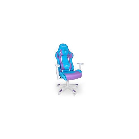 SILLA GAMER OCELOT / COLOR AZUL CON MORADO / DESCANSA BRAZOS AJUSTABLES / RECLINABLE 90-155 GRADOS