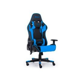 SILLA GAMER OCELOT / COLOR AZUL CON NEGRO / DESCANSA BRAZOS AJUSTABLES / RECLINABLE 90-155 GRADOS /