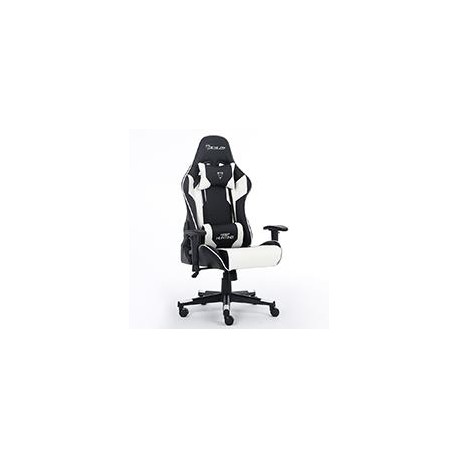 SILLA GAMER OCELOT / COLOR BLANCO CON NEGRO / DESCANSA BRAZOS AJUSTABLES / RECLINABLE 90-155 GRADOS