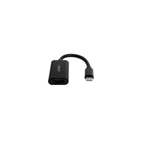 ADAPTADOR ACTECK SHIFT PLUS AH440 / HDMI A USB C / 4K / 10 CM / NEGRO / AC-934701 ACTECK A